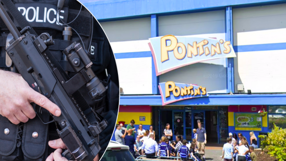 Locals panic as ‘armed police’ swarm to Pontins after ‘gunshots’ heard only to find out it’s a training exercise – MASHAHER