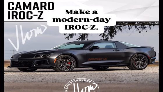 Artist Morphs Chevy Camaro ZL1 Into IROC-Z – MASHAHER