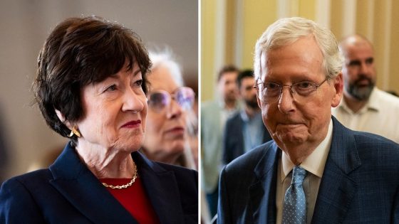 McConnell, Collins on collision course with Democrats over spending parity – MASHAHER