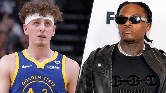 Podz gifts rapper Gunna signed Warriors jersey after Bay Area show – MASHAHER