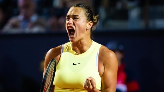 Sabalenka cruises through to Italian Open semi-finals – MASHAHER