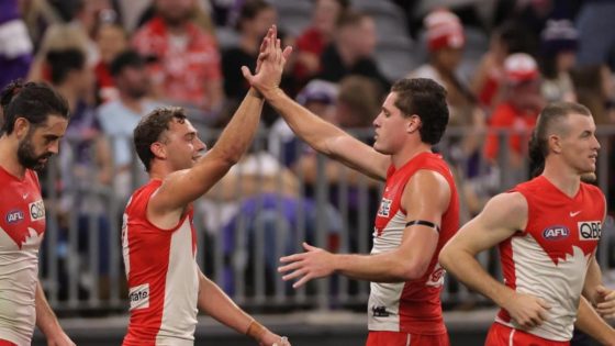 Swans crush mourning Dockers on day of sadness – MASHAHER