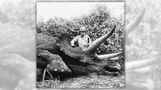 Theodore Roosevelt Supposedly Posed for Photo with Last Known Triceratops. Here Are the Facts – MASHAHER