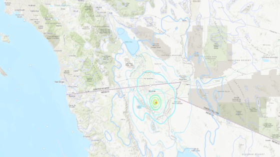 Series of earthquakes near Mexican border rattle San Diego County – MASHAHER