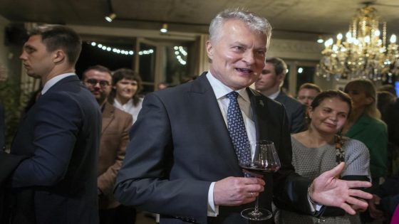 Lithuanian president is the front-runner as country heads to runoff vote in two weeks – MASHAHER