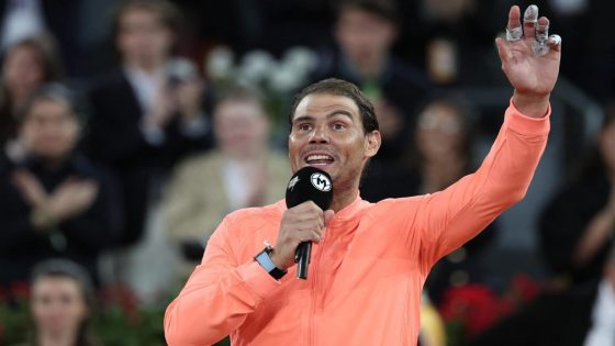 Rafael Nadal says emotional ‘goodbye’ to Madrid Open after loss – MASHAHER