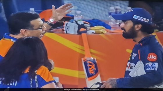 Caught On Camera: Lucknow Super Giants Owner Sanjiv Goenka Railing At KL Rahul After Loss – MASHAHER