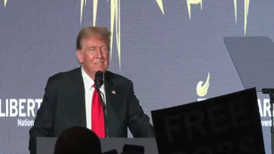 Trump furiously jeered as he taunts Libertarians for winning ‘three per cent’ in elections at their convention – MASHAHER