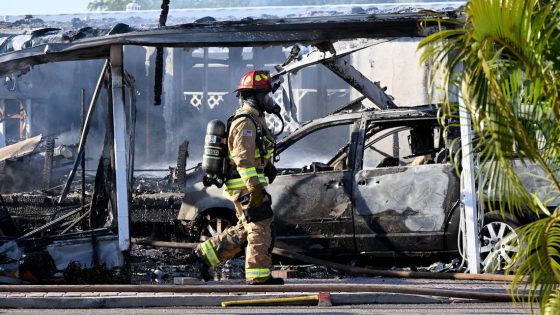 Fire engulfs elderly couple’s home and vehicle in Bradenton trailer park, officials say – MASHAHER