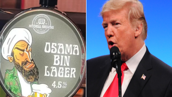 Pub that created ‘Osama Bin Lager’ has new controversial beer mocking ‘orange’ Trump – MASHAHER