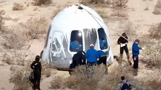 Blue Origin Astronauts Trapped by Foliage After Capsule Touchdown – MASHAHER