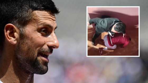 Novak Djokovic collapses after being struck by fan in ‘disgusting’ act – MASHAHER