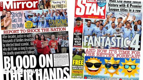 The Papers: 'Blood on their hands' and 'Fantastic 4' – MASHAHER