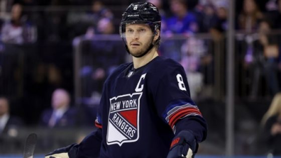 Rangers’ Jacob Trouba fined, not suspended for elbowing Florida’s Evan Rodrigues in Game 3 – MASHAHER