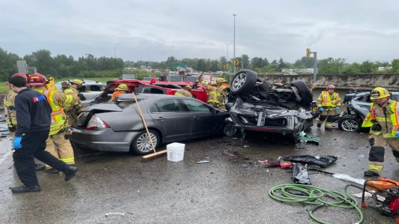 Two hospitalized after I-5 multi-car crash on Nyberg off ramp – MASHAHER