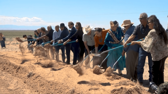 Officials break ground on pipeline to bring fresh water to To’hajiilee – MASHAHER