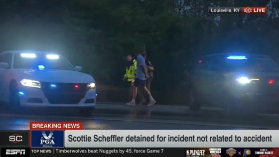 World No. 1 Scottie Scheffler tees off at PGA Championship after being arrested, charged with felony for incident outside Valhalla – MASHAHER