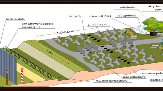 Image shows a 7-layer defensive line planned for the border between NATO and Russia – MASHAHER