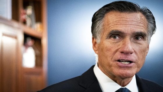 GOP Sen. Mitt Romney says Biden should have pardoned Trump – MASHAHER