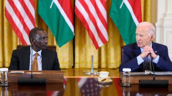 Biden looks to counter China’s influence as he rolls out red carpet for Kenya – MASHAHER