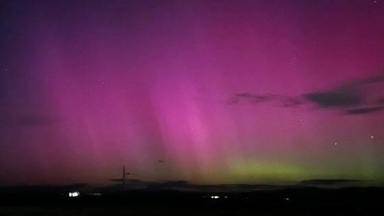 Northern lights dazzle Las Vegas valley – MASHAHER