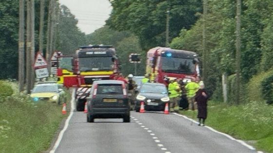 Spitfire crashes in field outside RAF base as emergency services rush to scene – MASHAHER