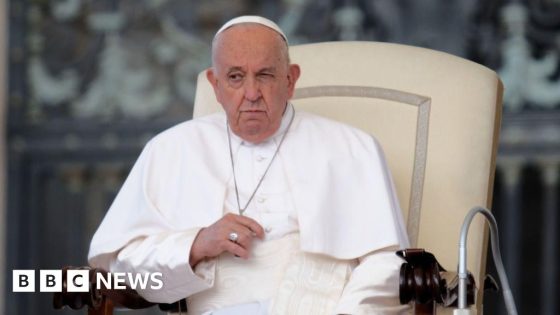 Pope Francis apologises over reported homophobic slur – MASHAHER