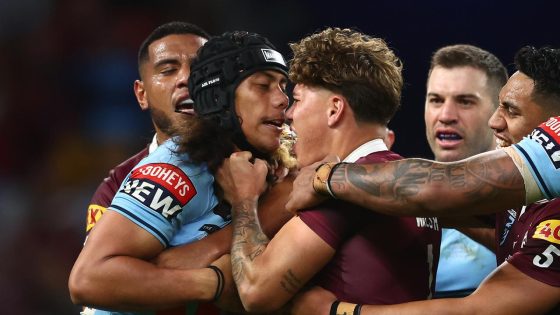 Reece Walsh and Jarome Luai, Blues v Maroons, double send off, Game II 2023, rugby league news – MASHAHER