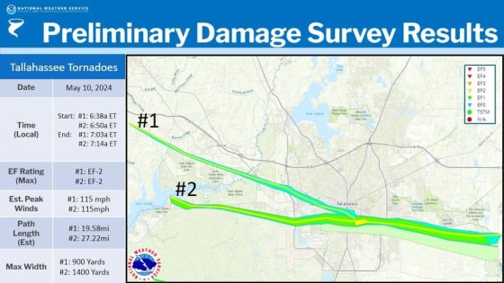 Tracking the Tallahassee tornadoes’ havoc in maps, words and photos – MASHAHER