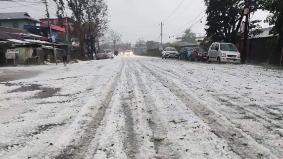 Hailstorm damage homes, vehicles in Manipur – MASHAHER