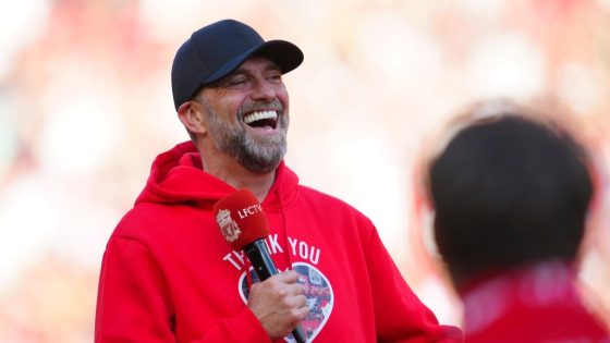 Premier League: Jurgen Klopp starts new Arne Slot chant after final game as Liverpool manager – MASHAHER