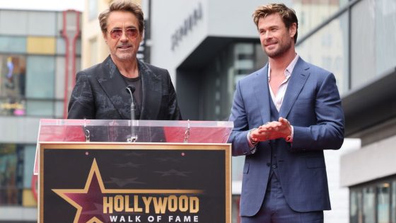 Robert Downey Jr. Called Up The Avengers To Help Roast Chris Hemsworth During His Hollywood Walk Of Fame Ceremony – MASHAHER