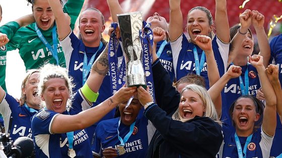 Chelsea win fifth Women’s Super League title in a row after beating Manchester United 6-0 in Emma Hayes’ last match | UK News – MASHAHER