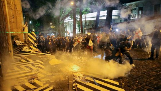 Georgia protests: Stun grenades used on demonstrators as ‘Russia bill’ moves to next stage | World News – MASHAHER