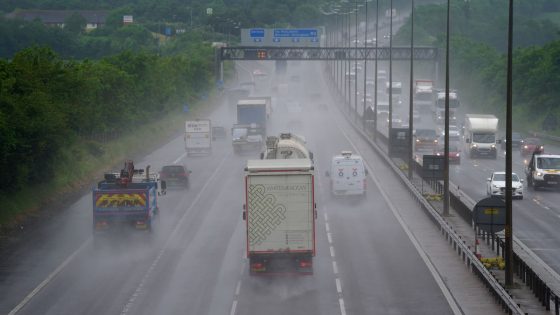 UK weather: Risk of storms, showers and flooding as Met Office warnings extended | UK News – MASHAHER