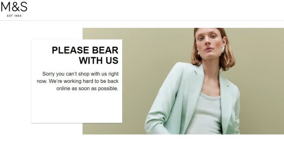 Marks & Spencer’s website and app go down | Business News – MASHAHER