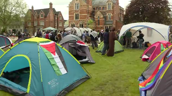 Oxford and Cambridge students set up pro-Palestinian camps outside university buildings | UK News – MASHAHER