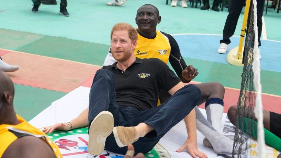 Prince Harry plays sitting volleyball on Nigeria tour with Meghan | World News – MASHAHER