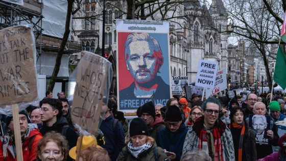 Julian Assange supporters celebrate historic UK High Court ruling – MASHAHER