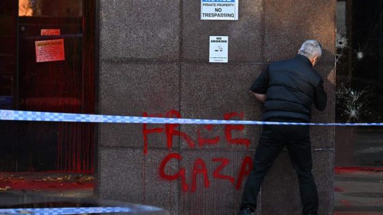 US consulate and Labor MP offices targeted with pro-Palestinian graffiti – MASHAHER