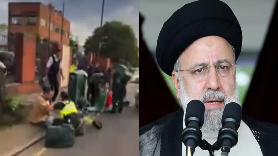 Four injured in London clashes after protesters gathered outside President Raisi memorial service – MASHAHER