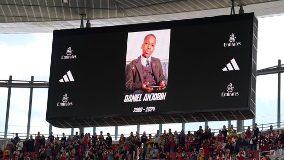 Arsenal lead tributes to Daniel Anjorin, 14, killed in Hainault sword attack – MASHAHER