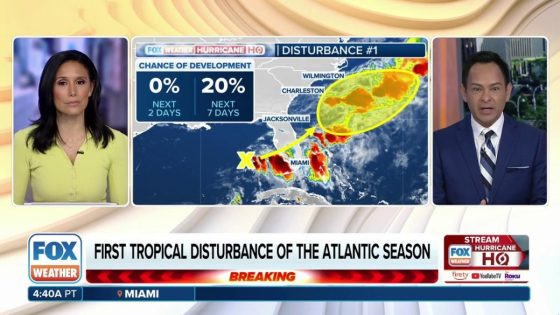 First tropical disturbance of Atlantic hurricane season forms in Gulf of Mexico – MASHAHER