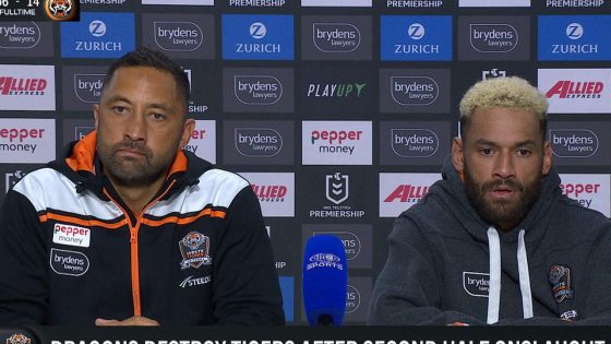 Benji Marshall, post-game press conference, Wests Tigers vs St George Illawarra Dragons, errors, Bud Sullivan sin bin, video – MASHAHER