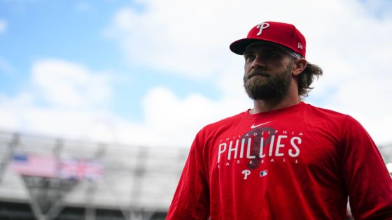 MLB London Series: Bryce Harper shows off soccer-style celebration after home run in Phillies’ win over Mets – MASHAHER