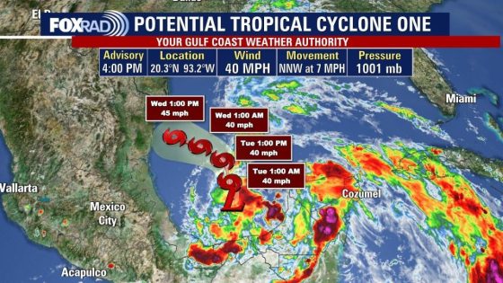 Weather in Houston: Potential Tropical Cyclone #1 forms in Southwest Gulf of Mexico – MASHAHER