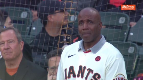 Watch Bonds become emotional during Giants’ Willie Mays tribute – MASHAHER