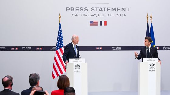 Biden and Macron Talk Togetherness, With No Mention of Discord Over Gaza – MASHAHER