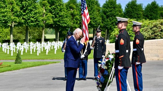 Biden Visits a Military Cemetery in France That Trump Once Snubbed – MASHAHER