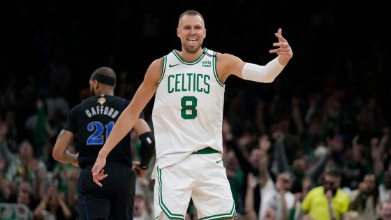 Kristaps Porzingis shines for Celtics in blowout win over Mavericks in Game 1 – MASHAHER